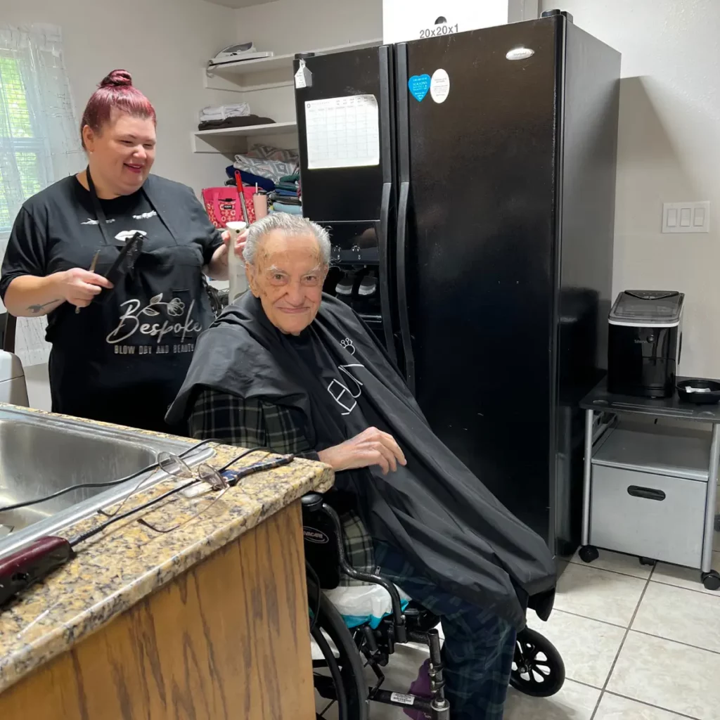 Mr Love Enjoying Haircut