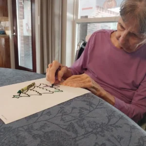 Olimpia Senior Care Resident Sandy Drawing