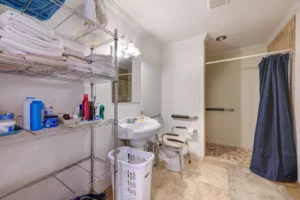 Olimpia senior care main shower bathroom