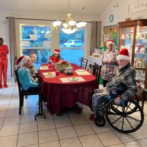 Olimpia Senior Care Christmas Party Group